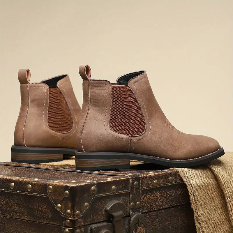 Eleganckie skórzane buty męskie