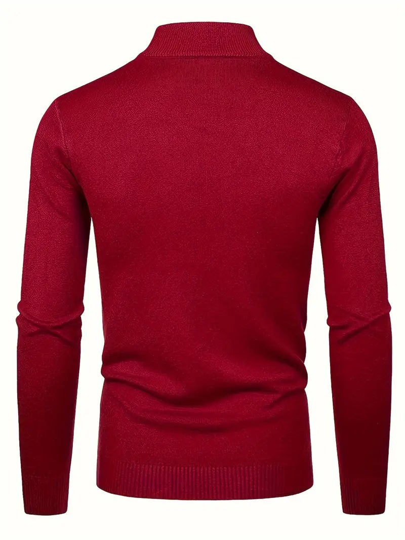 Elegancki Sweter z Golfem
