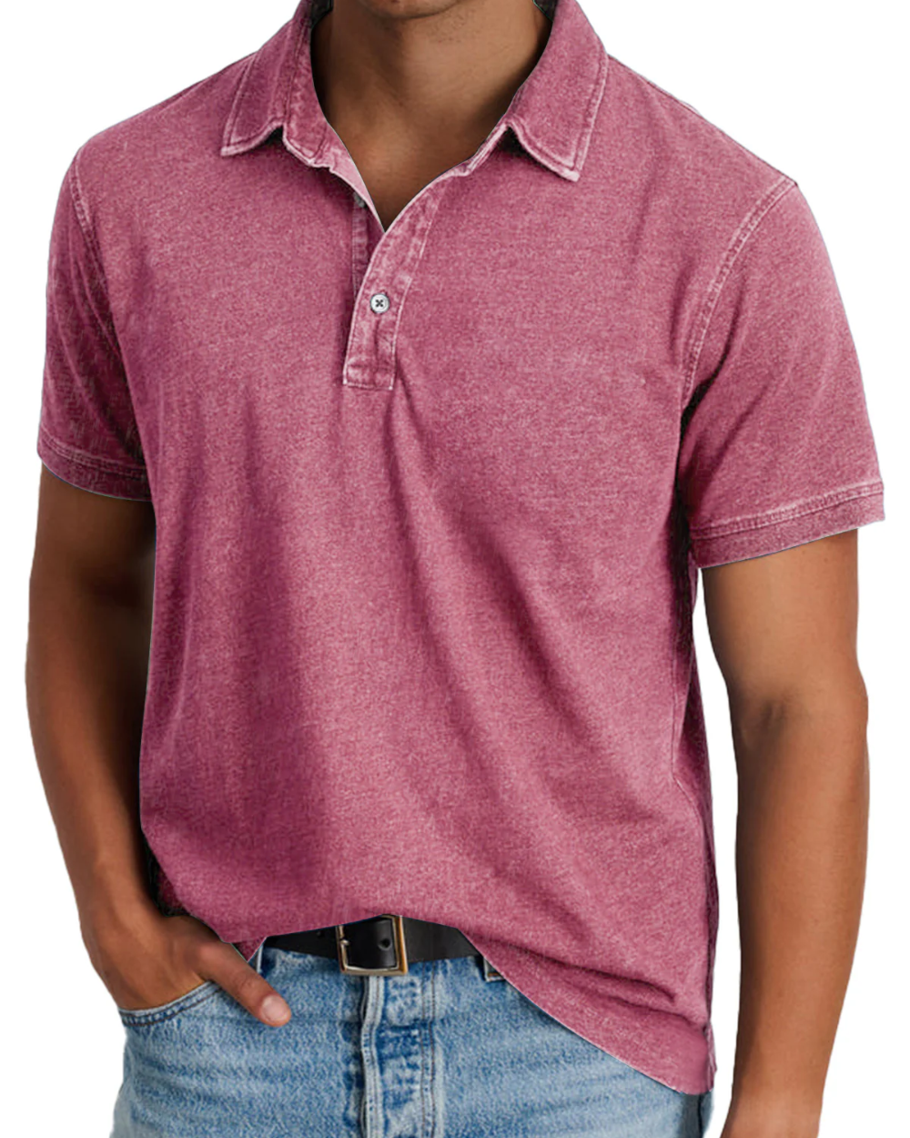 Casual Męski Polo