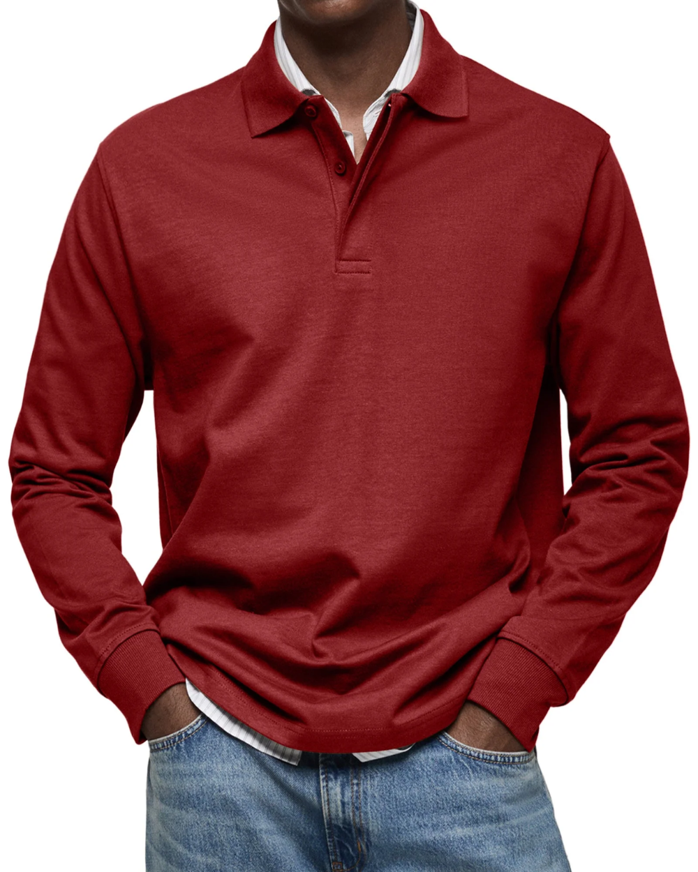 Casual Polo Sweter