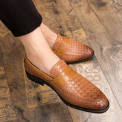 Eleganckie Woven Loafers