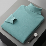 Czarna Merino Wełniana Golf
