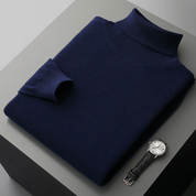 Czarna Merino Wełniana Golf