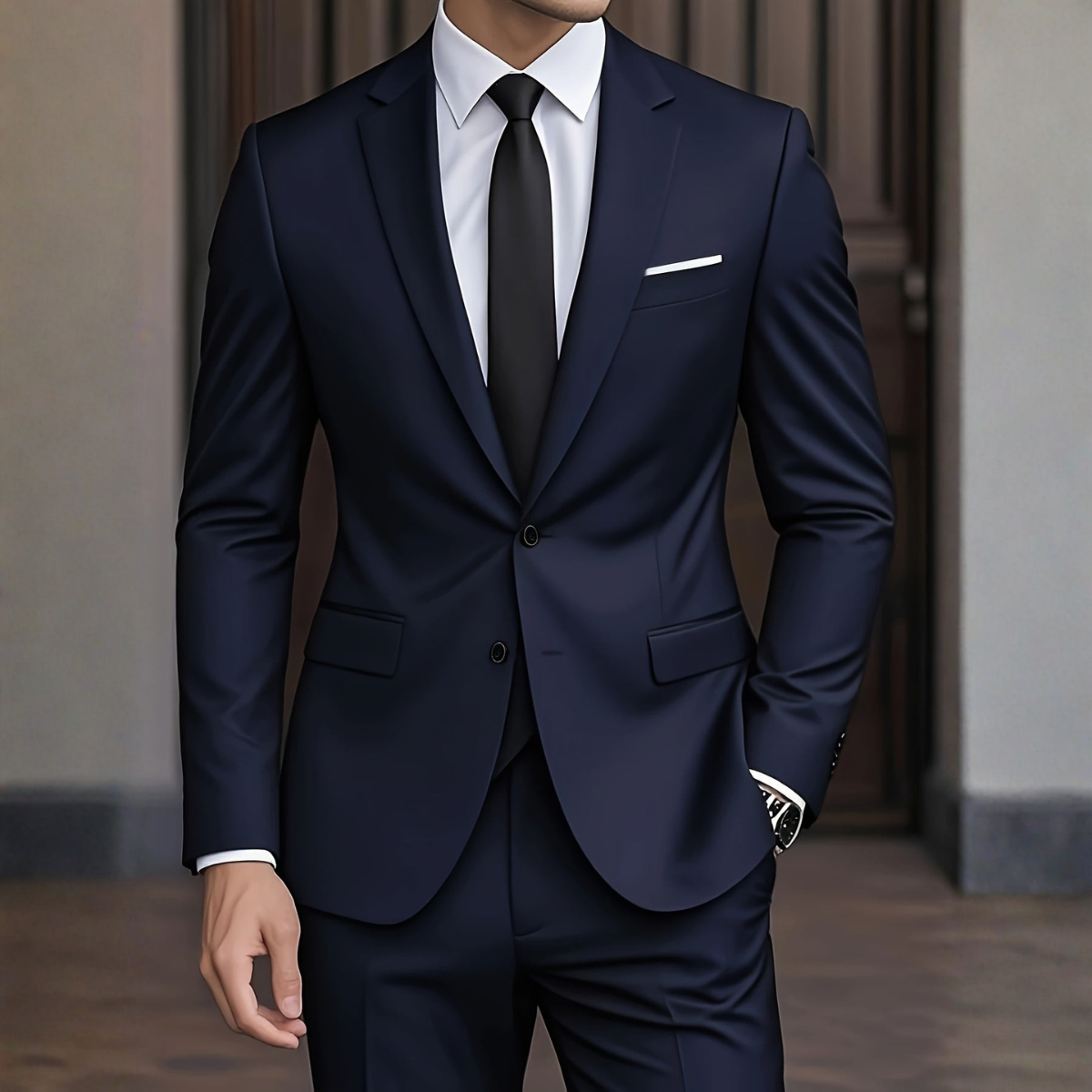 Elegancki garnitur męski