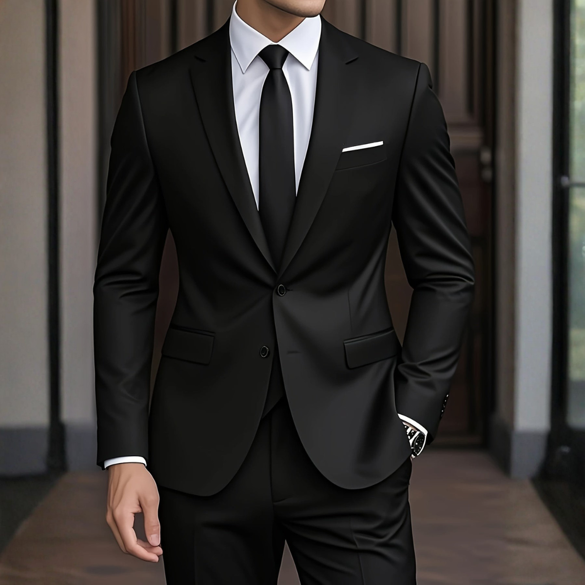 Elegancki garnitur męski