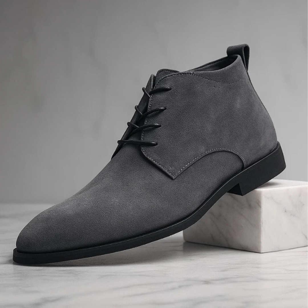Eleganckie Zamszowe Botki