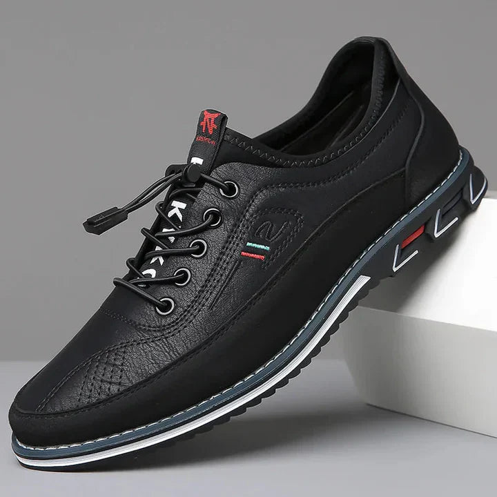Casual skórzane buty