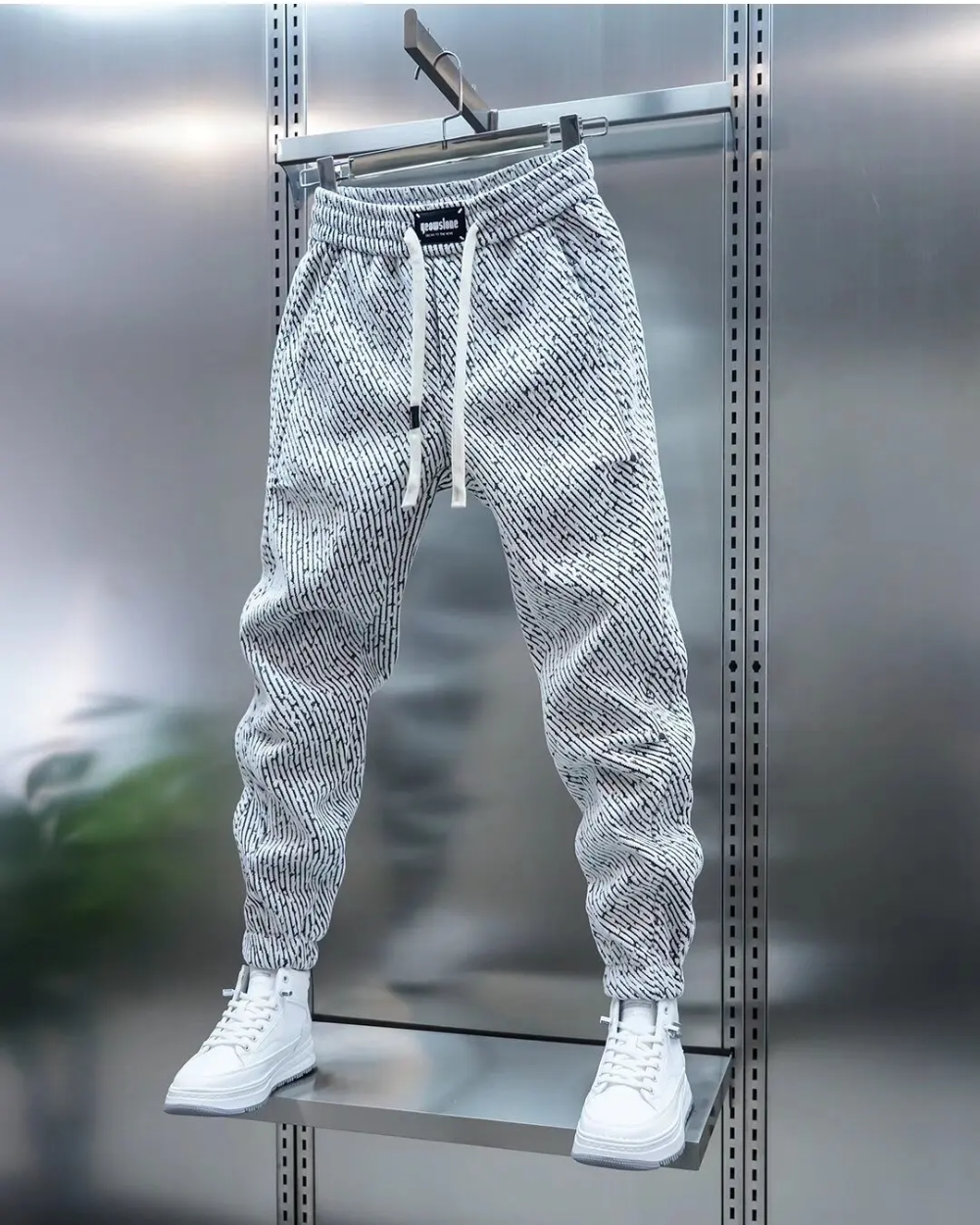 Casual Spodnie z Wzorem