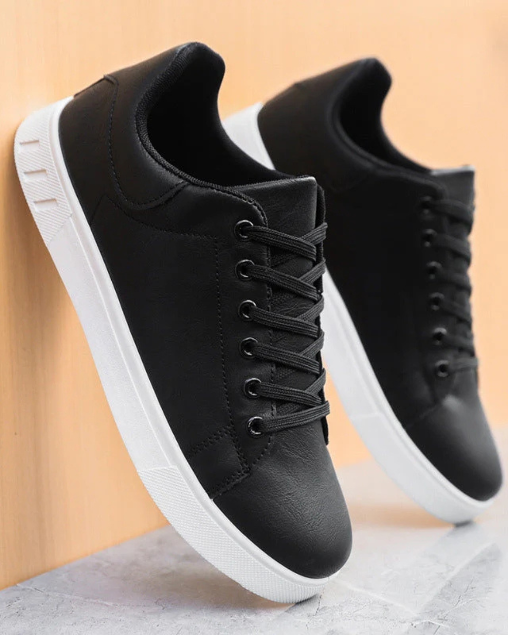 Corrado Klasyczne Skórzane Sneakersy