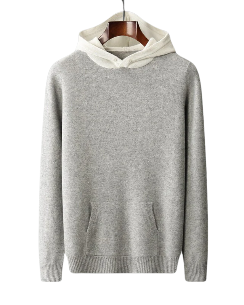 Hoodie z wełny merino Nova