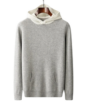 Hoodie z wełny merino Nova