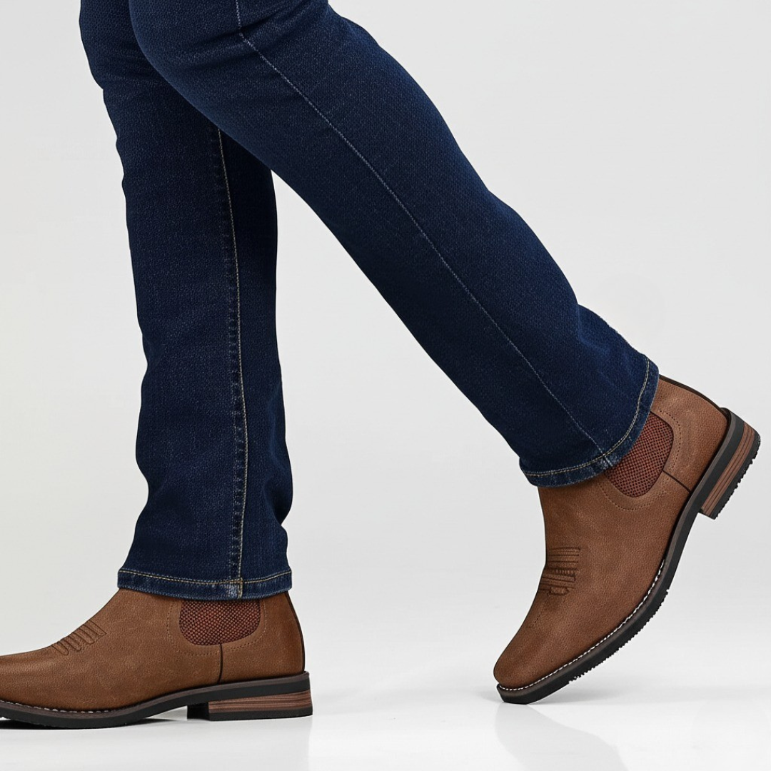 Eleganckie skórzane buty męskie