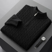 Deneb Kaszmirowy Woven Half Zip
