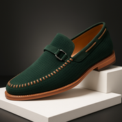 Eleganckie skórzane loafersy
