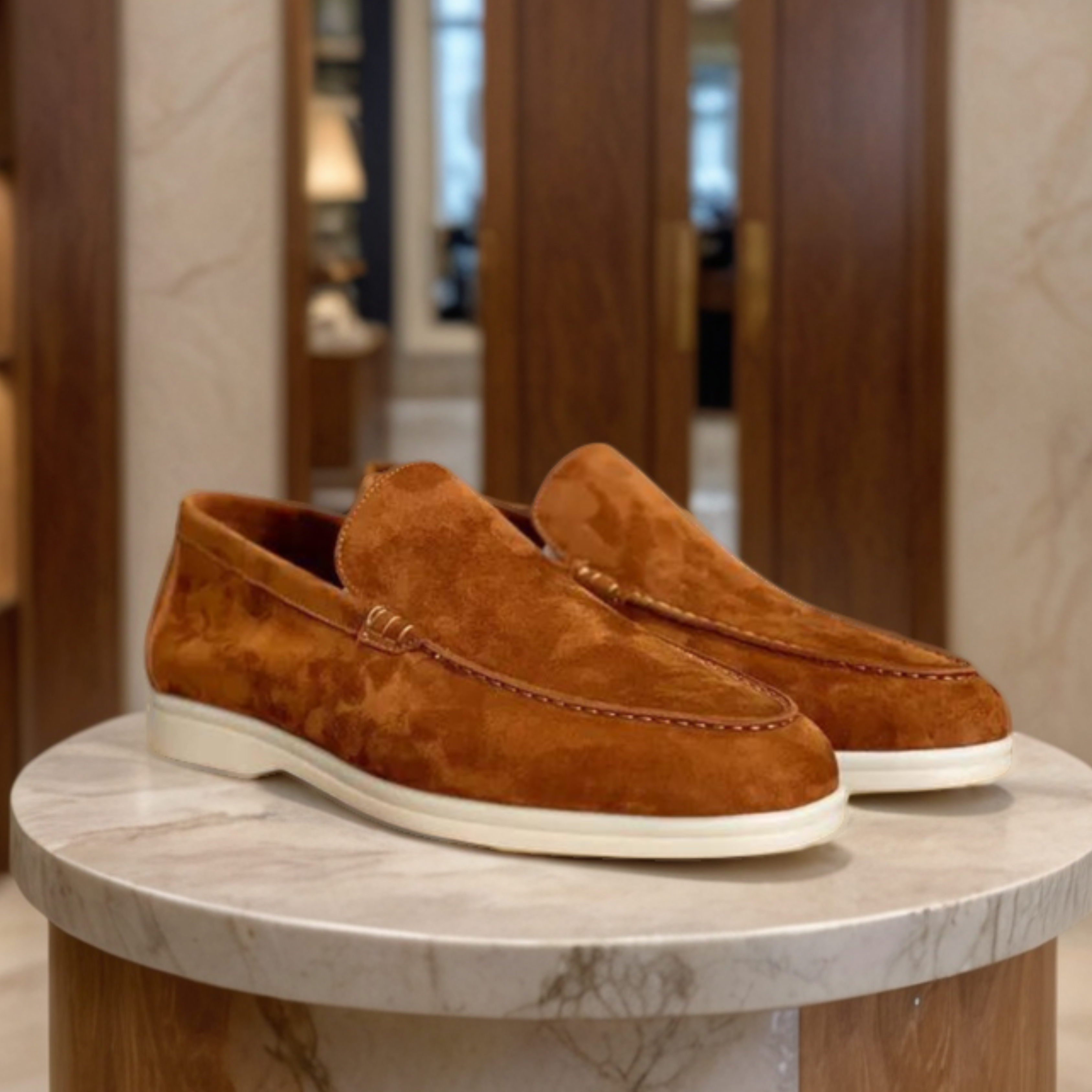 Premium zamszowe loafersy