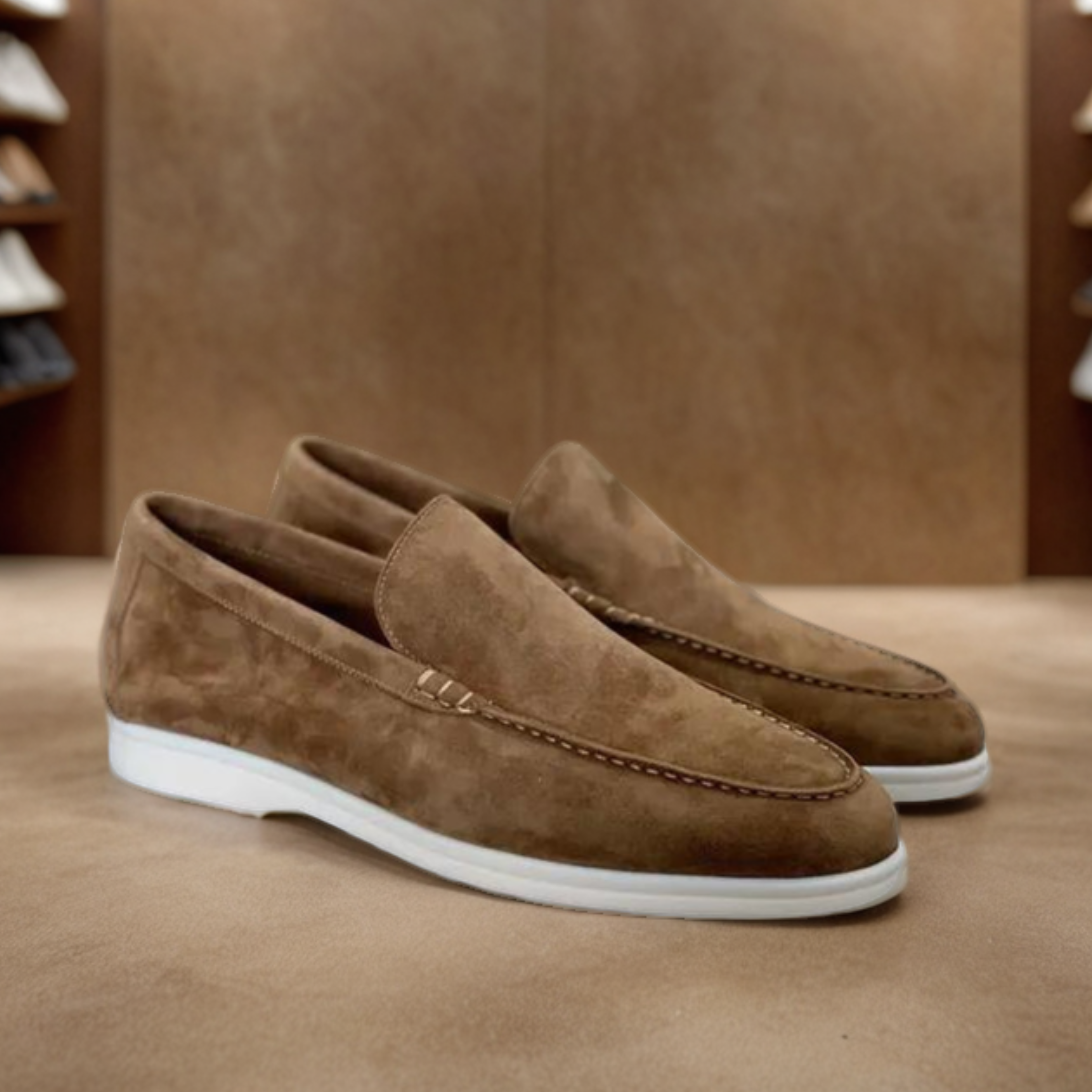 Premium zamszowe loafersy