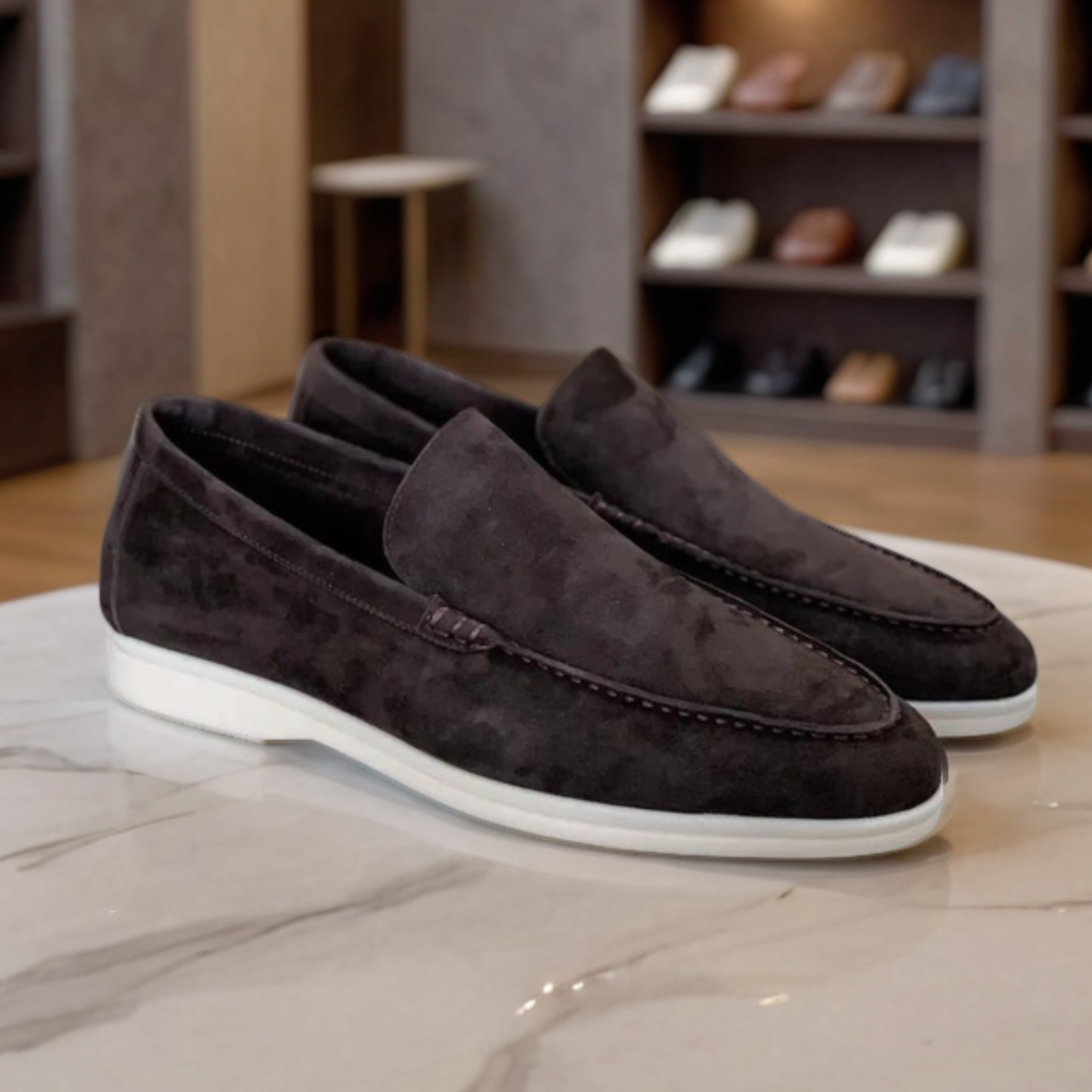 Premium zamszowe loafersy