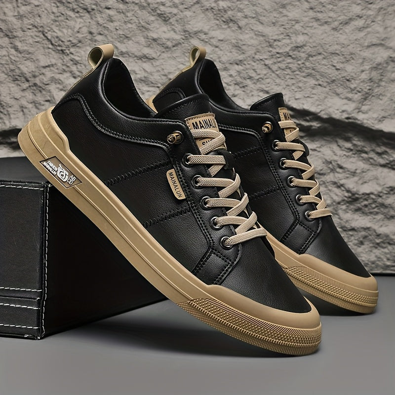 Casual skórzane buty