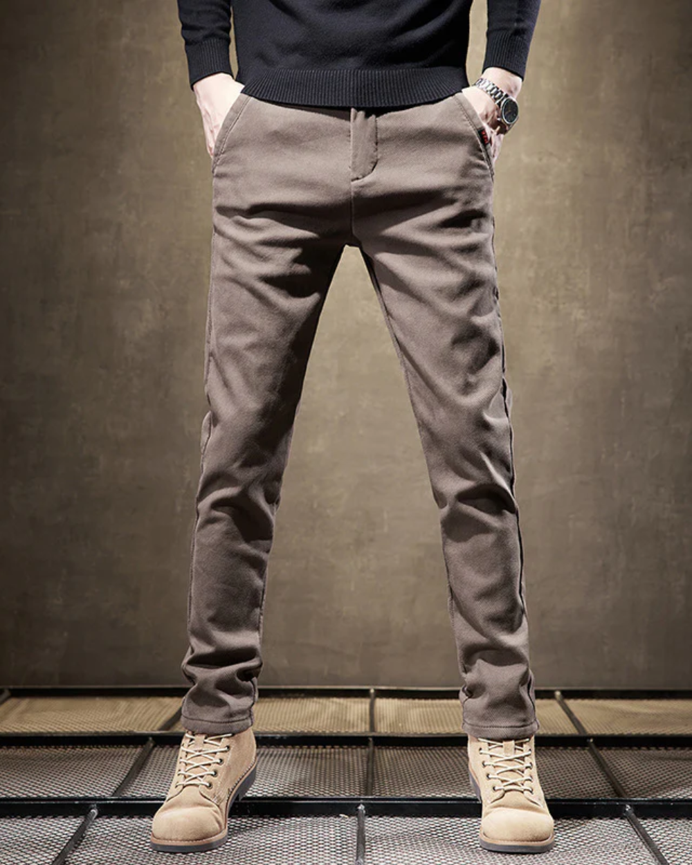 Casual Slim Fit Spodnie