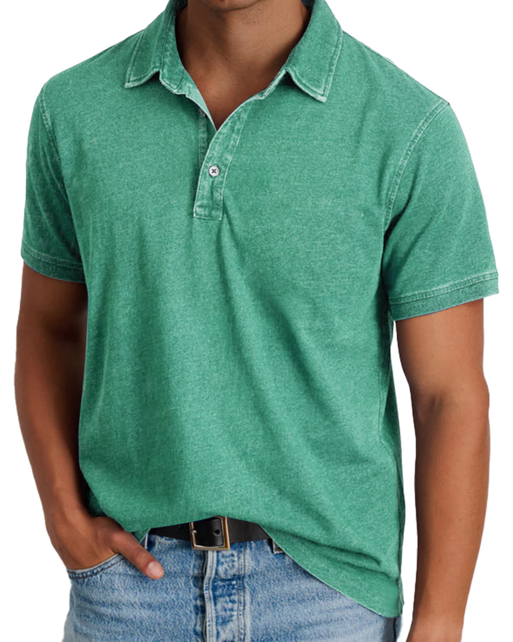 Casual Męski Polo