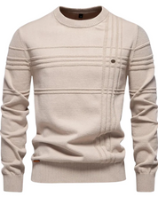 Męski Sweter z Wzorem w Kratę