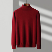 Czarna Merino Wełniana Golf