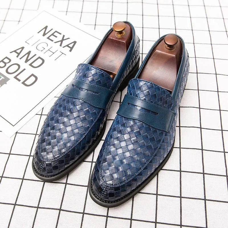Eleganckie Woven Loafers