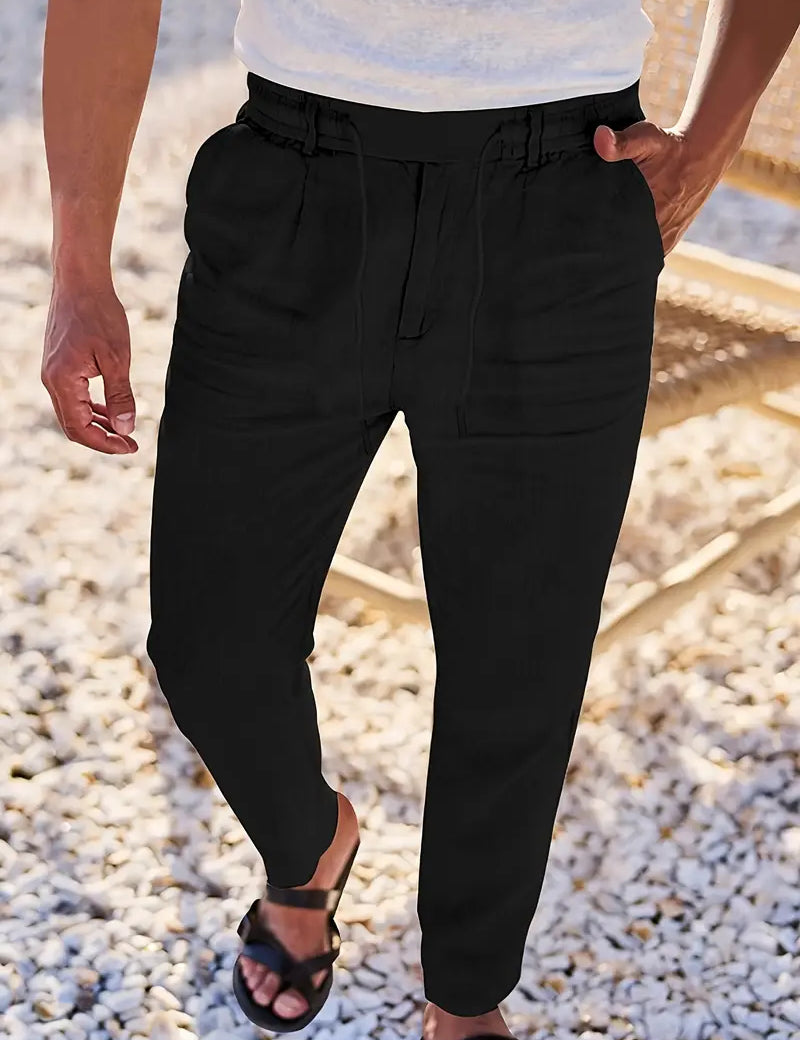 Eleganckie lniane spodnie