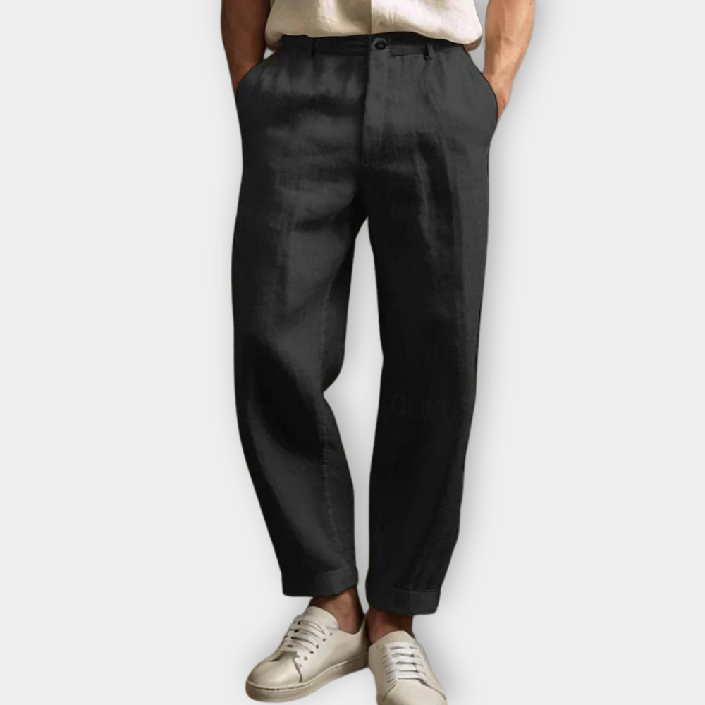 Casual lniany spodenki