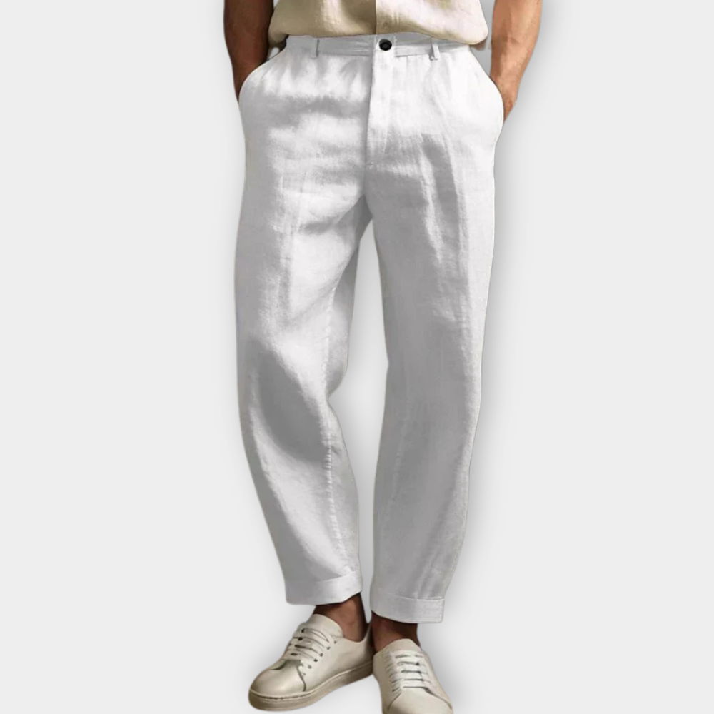 Casual lniany spodenki