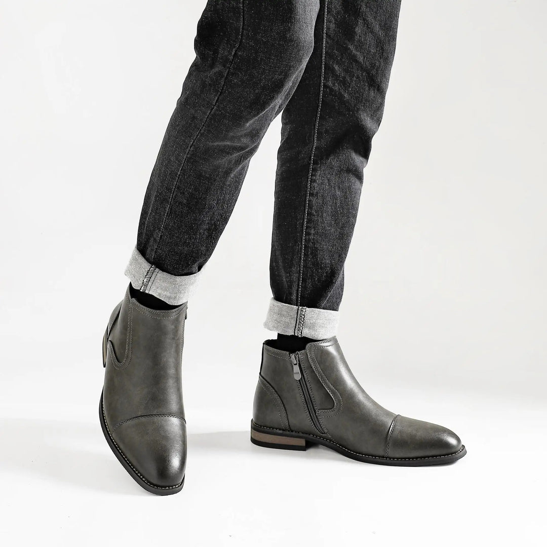 Skórzane Botki Chelsea