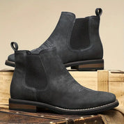Eleganckie skórzane buty męskie
