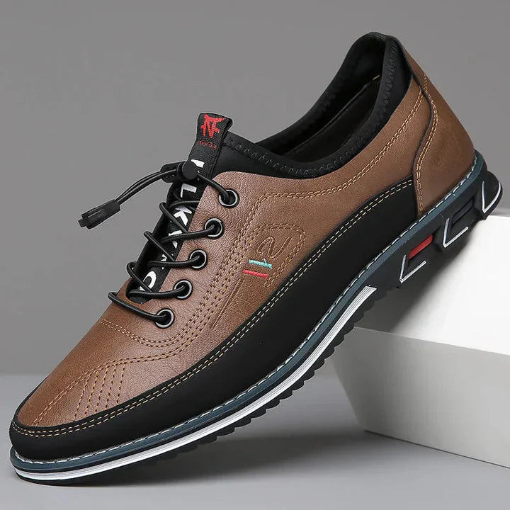 Casual skórzane buty
