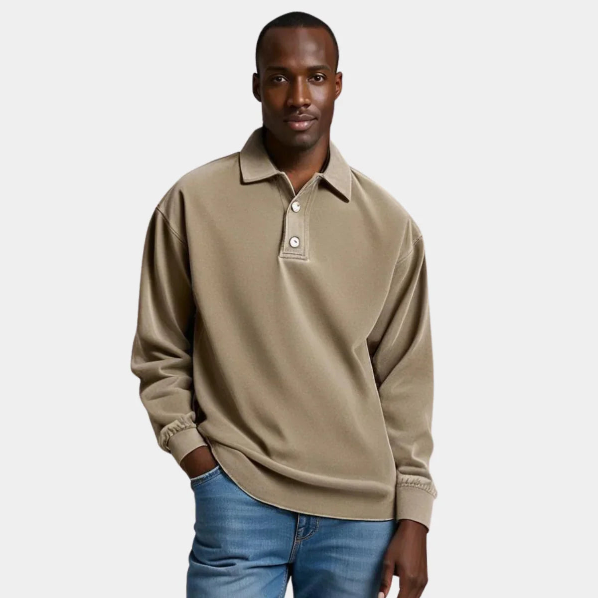 Premium Polo Sweter