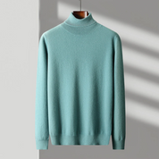 Czarna Merino Wełniana Golf