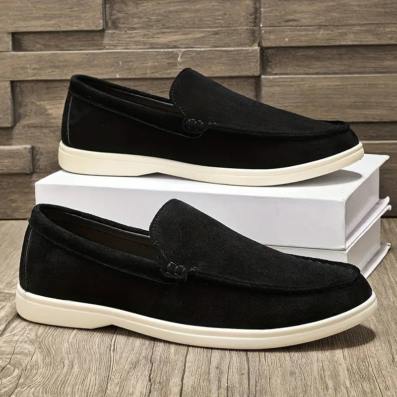 Eleganckie skórzane loafersy