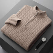 Deneb Kaszmirowy Woven Half Zip