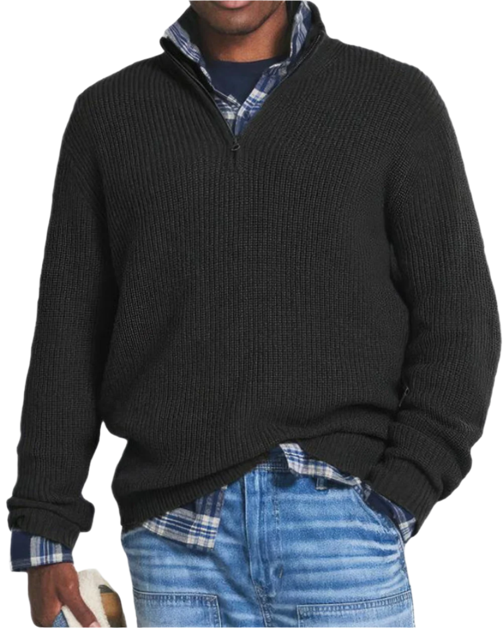 Sweter Diego z zamkiem
