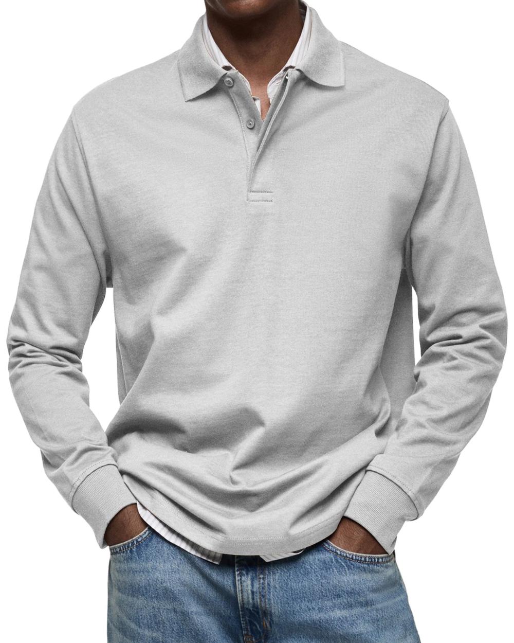 Casual Polo Sweter