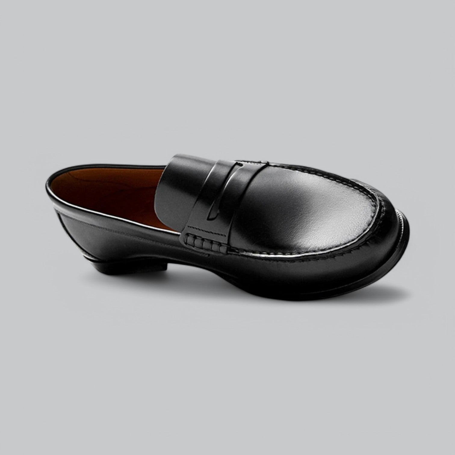 Eleganckie skórzane loafersy
