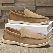 Eleganckie skórzane loafersy