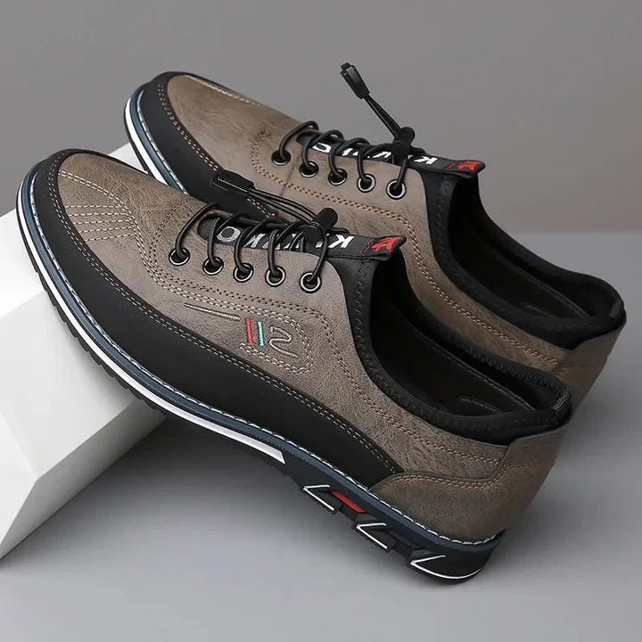 Casual skórzane buty