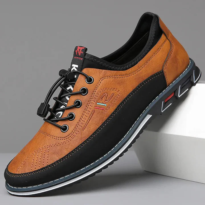 Casual skórzane buty