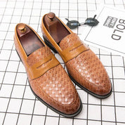 Eleganckie Woven Loafers
