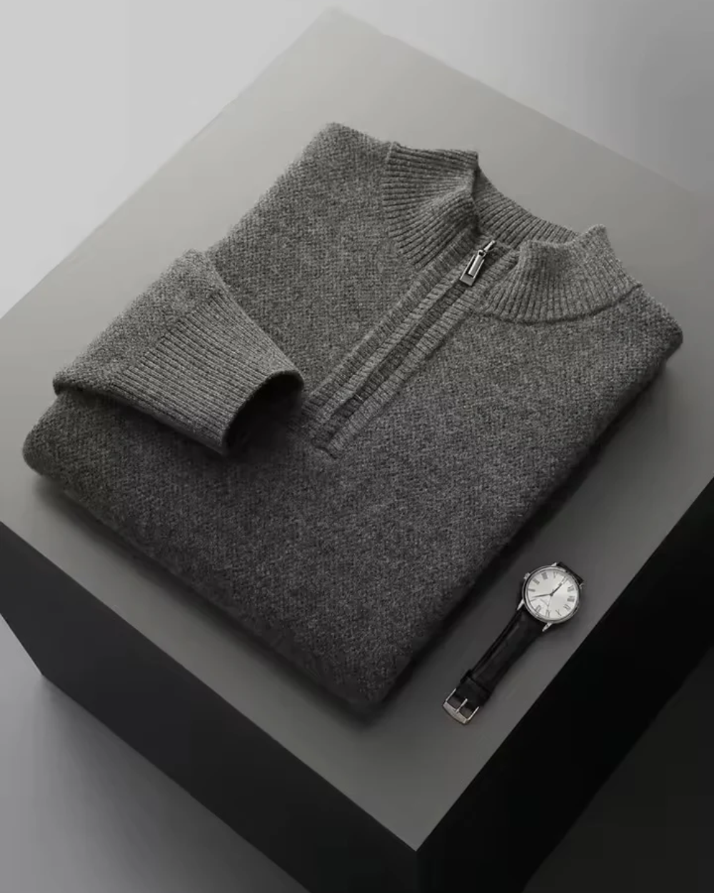 Taormina Merino Wełna Zip Up Dres
