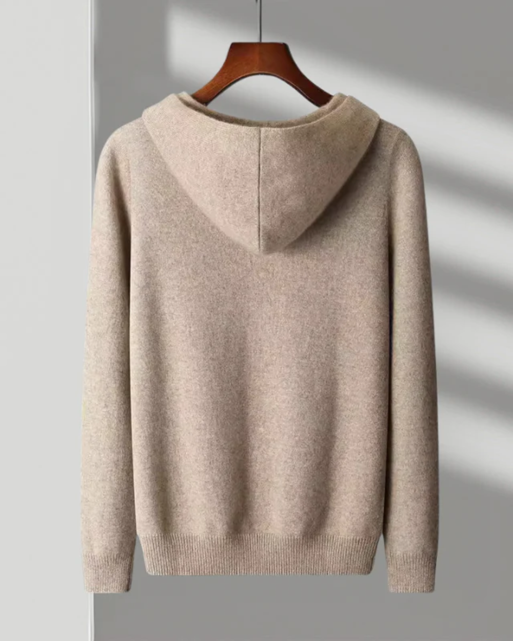 Hoodie z wełny merino Nova