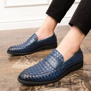 Eleganckie Woven Loafers