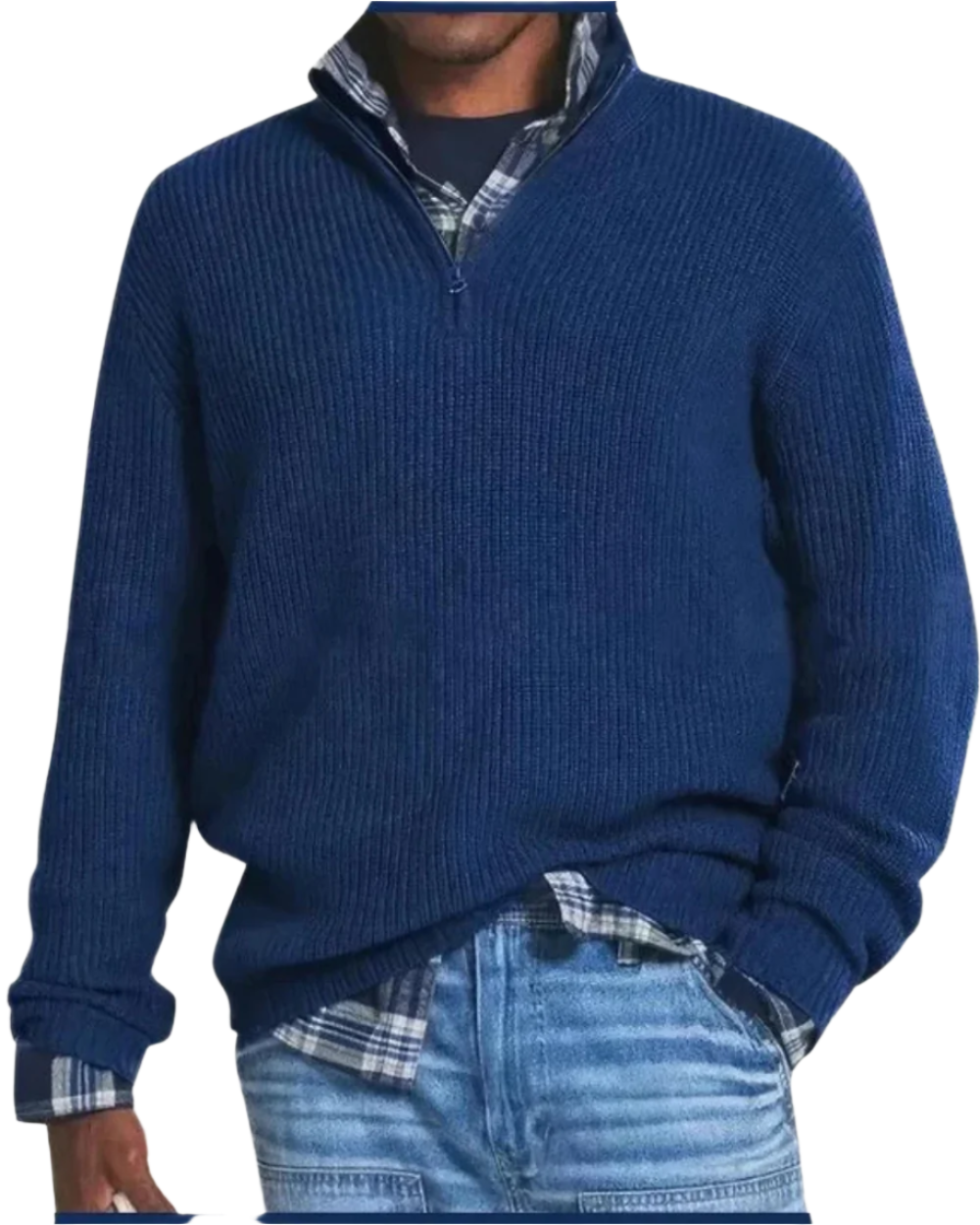 Sweter Diego z zamkiem