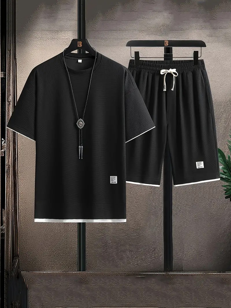 Elegancki zestaw lounge z dzianiny