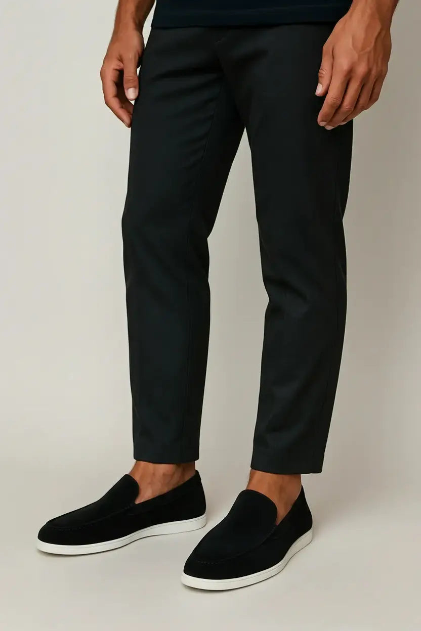 Eleganckie zamszowe loafersy